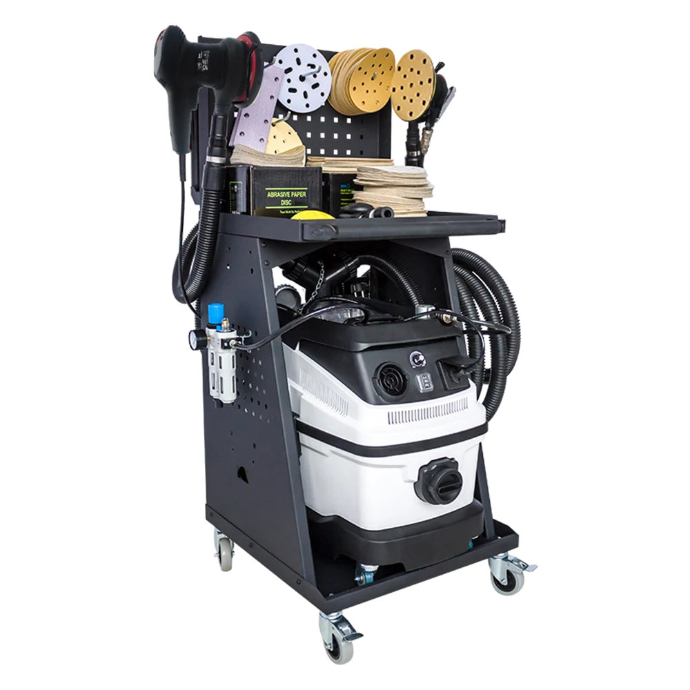 Trolley Wheels Car Beauty Workshop Garage Rolling Cart Auto Repair Tool Machine Detailing Mechanics Tool Trolley