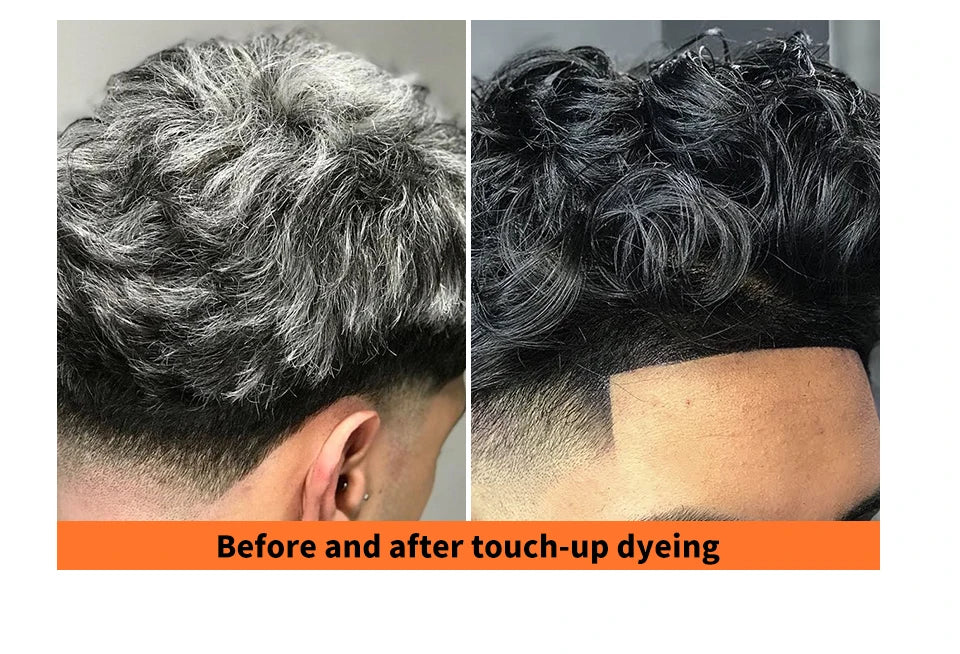 250ml Natural Black Hair Dye Shampoo for men Instant Gray To Black ginger hair dye Repair White Hair Care Black Beard Shampoo