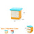 Children's Big Building Blocks Home Appliances Air Conditioner Refrigerator Accessories Household Compatible with Duploed Toys