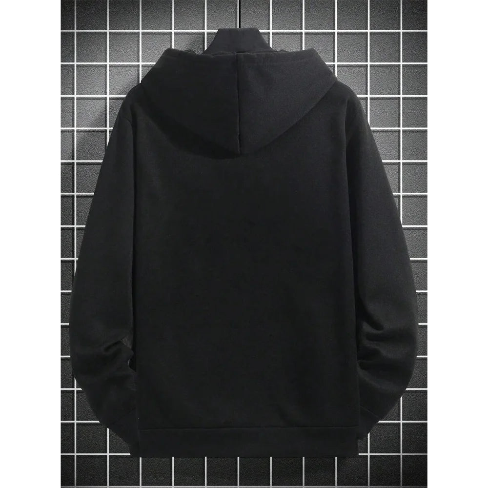 New high quality hoodie for men, maple leaf print hoodie street fashion sportswear