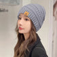 2PCS/Set Gift Warm Women Hats Gloves Set Soft Ear Protection Winter Warm Mitten Windproof Plush Beanie Cap for Men Women