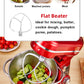 BioloMix Kitchen Food Stand Mixer, Blender, Quiet Motor, Cream Egg Whisk, Whip Dough Kneader, 6-Speed, 1200 W, 6 L, DC