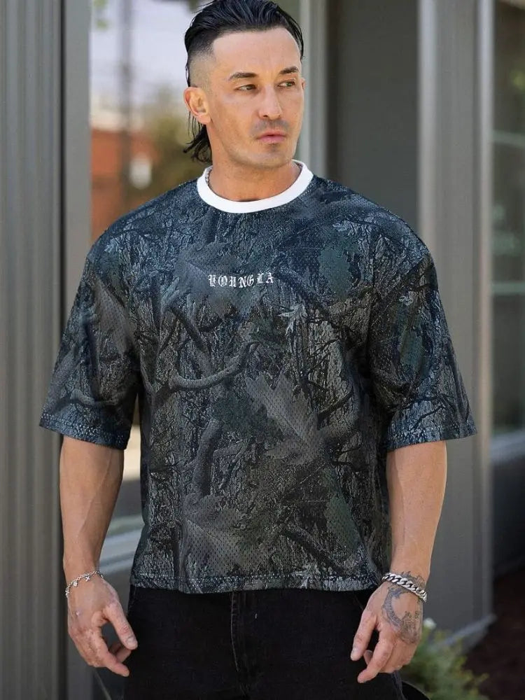 T-shirts Men Summer New Sports Men T-shirts Leisure Round Neck Fashion Loose And Comfortable Clothing Gym Running Shirts man