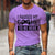 T Shirts for Men Luminous Graphic T Shirts I Paused My Game To Be Here Print T-shirts Gamer Lovers Clothing Hip Hop Streetwear