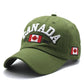 Canada Caps Men Women  Summer Fashion Dad Hat Snapback Flag Letter Embroidery Black White Baseball Cap Women Gorras Hombre