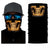 3D Ghost Skull Bandana Neck Gaiter Head Shield Summer Hiking Scarves Tube Balaclava Scarves Breathable Sun Guard Headband Scarf