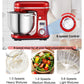 BioloMix Kitchen Food Stand Mixer, Blender, Quiet Motor, Cream Egg Whisk, Whip Dough Kneader, 6-Speed, 1200 W, 6 L, DC