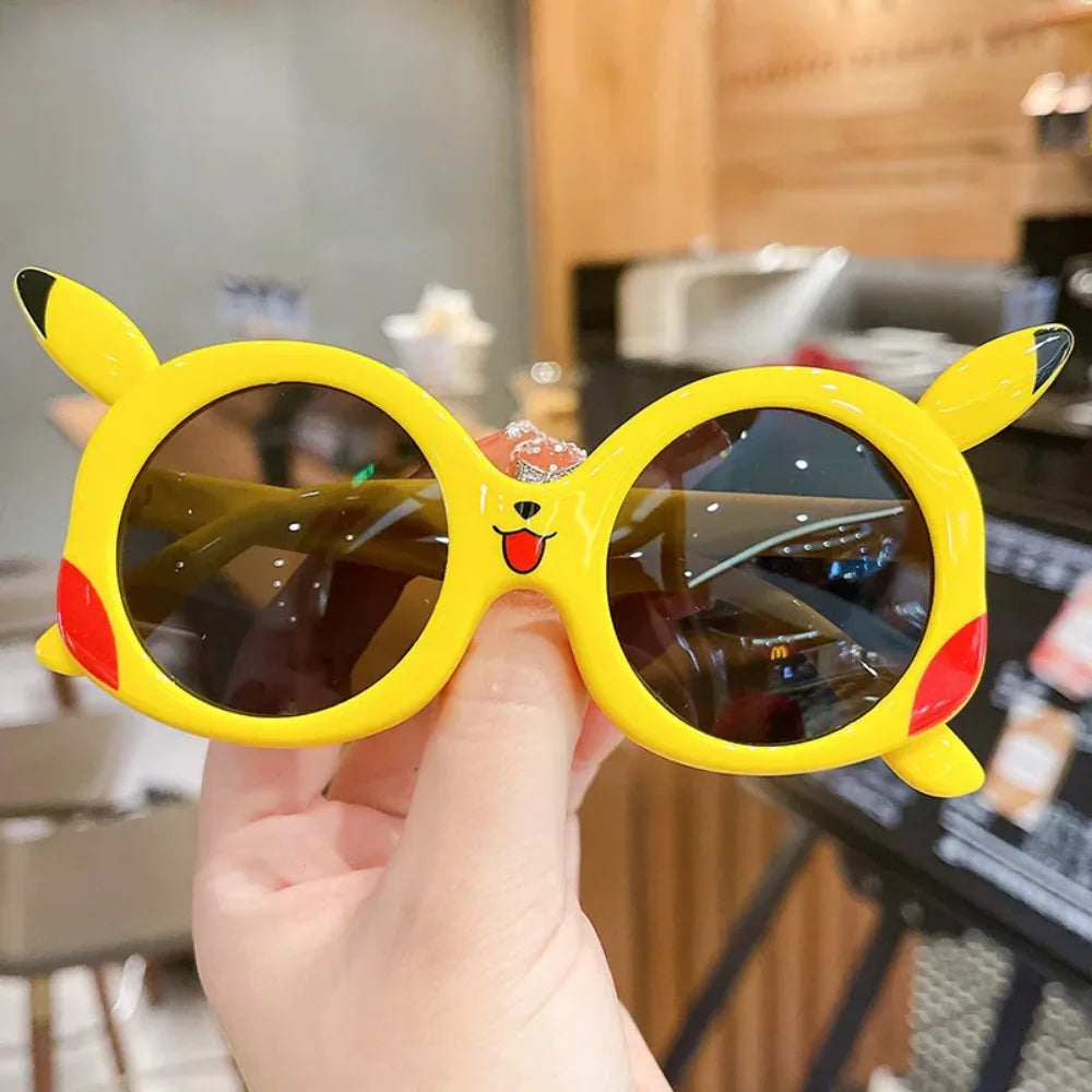 Pokemon Anime Eripherals Accessories Pikachu Sunglasses Cartoon Decoration Glasses for Travel Out Cosplay Toys Gifts