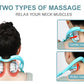 Handheld Neck Massager Trigger Point 6 Balls Roller Massager for Relieve Neck Shoulder Muscle Soreness & Tension Headache