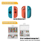 Accessories for N-Switch 2, Carry Case, Screen Protector, Joy Con Case, Games Holder, Dust Removal & Cleaning Cloth