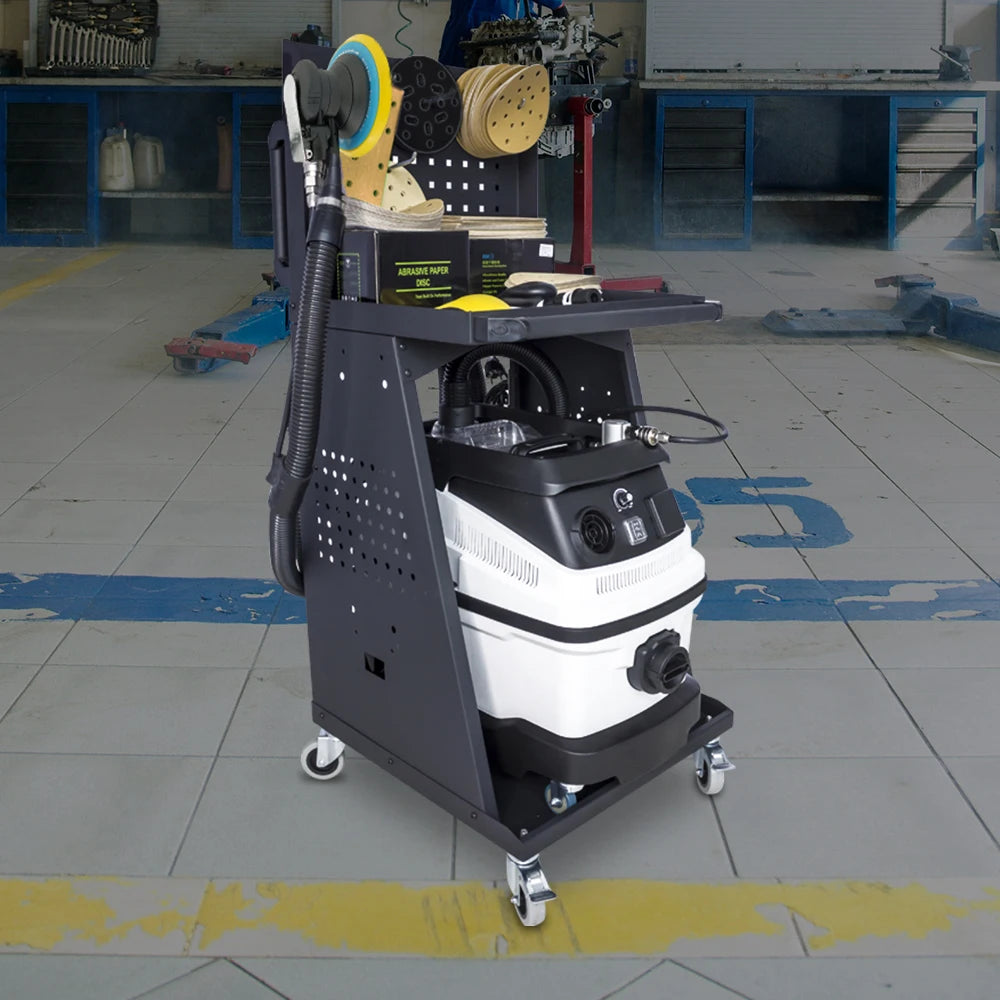 Trolley Wheels Car Beauty Workshop Garage Rolling Cart Auto Repair Tool Machine Detailing Mechanics Tool Trolley