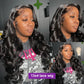 180% Density Body Wave Lace Front Human Hair Wig 13x6 HD Transparent Human Hair Wig Pre Pluck For Women Natural Black Color Wig
