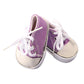 Purple Color Doll Accessories Luggage, Sweater Pajamas, Yoga mat, Shoes, Camera, Hangers For 43cm Baby New Born&American Dolls