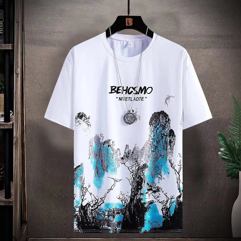 Tshirt for Men 2024 Trendy man Tops Quick-drying T-shirt streetwear O-Neck Short sleeve tee Casual Oversized Tshirt Y2k t-shirts