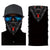 3D Ghost Skull Bandana Neck Gaiter Head Shield Summer Hiking Scarves Tube Balaclava Scarves Breathable Sun Guard Headband Scarf