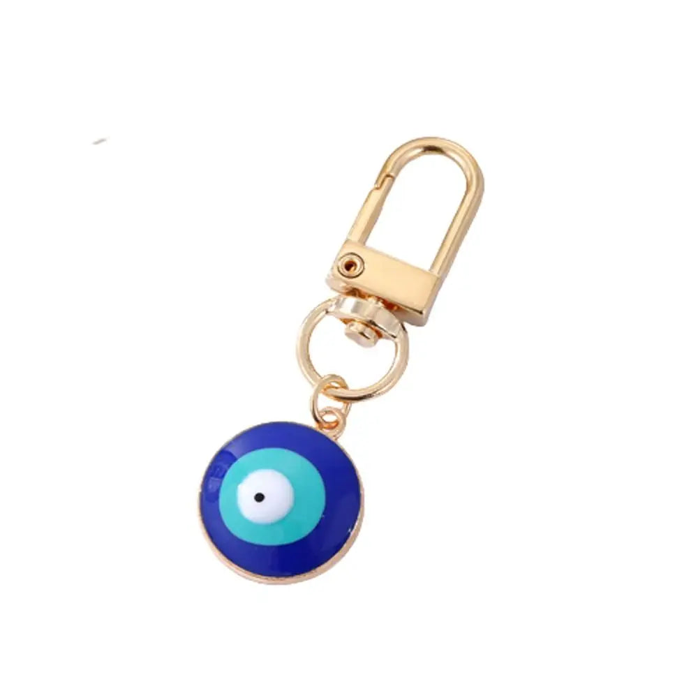 Car Accessories DIY Trinkets Ornaments Key Ring Holder Evil Eye Keychain Blue Eye Key Chain Hamsa Hand Keyring Car Keyring