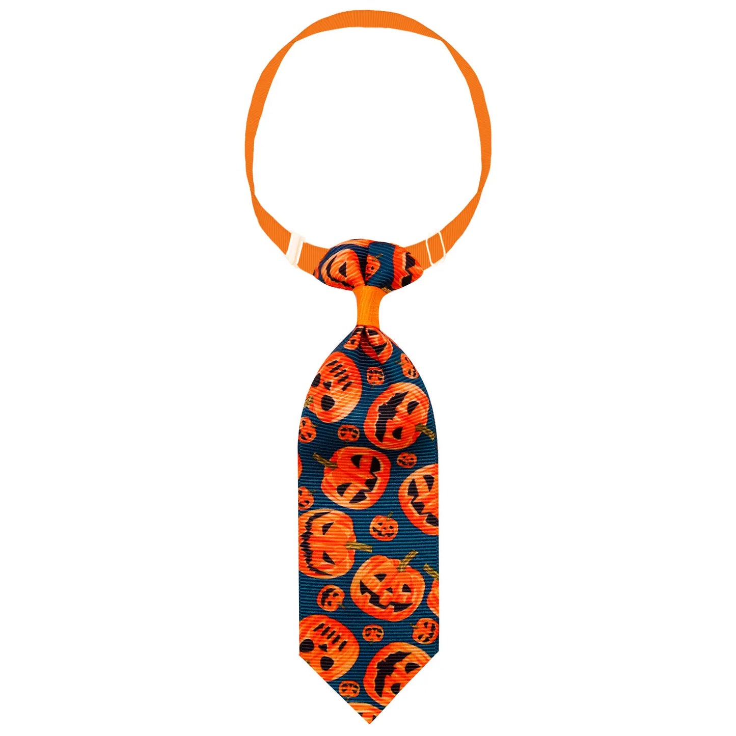 20PCS Pumpkin Print Adjustable Dog Bow Ties Collars Halloween Dog Accessories Puppy Neckties For Dogs and Cats Supplies Bulk