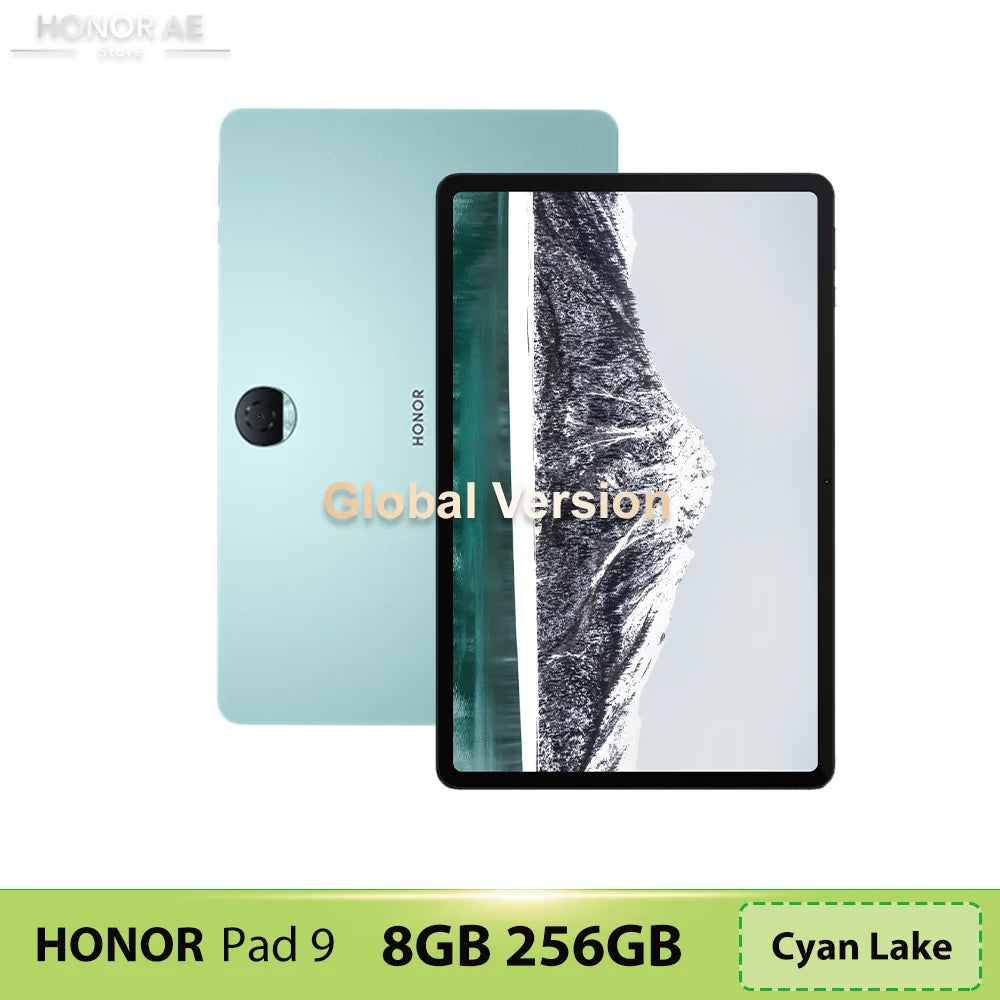 HONOR Pad 9 Tablet 12.1inches Screen Snapdragon 6 Gen 1 13MP Rear Camera 8300mAh Battery BT5.1 Eight speakers Global Version