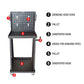 Trolley Wheels Car Beauty Workshop Garage Rolling Cart Auto Repair Tool Machine Detailing Mechanics Tool Trolley