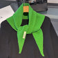 100% Wool Korean Style Knitted Triangular Scarf Women Winter Warm Headscarf Shawl Multi-functional Neckerchief