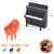 Children's Big Building Blocks Home Appliances Air Conditioner Refrigerator Accessories Household Compatible with Duploed Toys