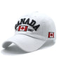 Canada Caps Men Women  Summer Fashion Dad Hat Snapback Flag Letter Embroidery Black White Baseball Cap Women Gorras Hombre