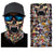 3D Ghost Skull Bandana Neck Gaiter Head Shield Summer Hiking Scarves Tube Balaclava Scarves Breathable Sun Guard Headband Scarf