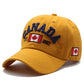 Canada Caps Men Women  Summer Fashion Dad Hat Snapback Flag Letter Embroidery Black White Baseball Cap Women Gorras Hombre