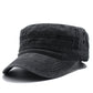 Washed Cotton Hat Men's Caps Flat Top Caps For Men Cadet Outdoor Cap Fishing Caps