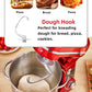 BioloMix Kitchen Food Stand Mixer, Blender, Quiet Motor, Cream Egg Whisk, Whip Dough Kneader, 6-Speed, 1200 W, 6 L, DC