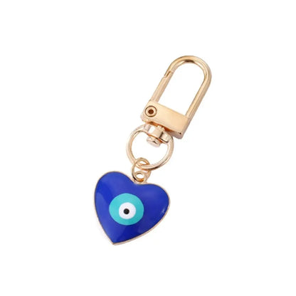 Car Accessories DIY Trinkets Ornaments Key Ring Holder Evil Eye Keychain Blue Eye Key Chain Hamsa Hand Keyring Car Keyring