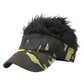 Funny Short Hair Caps Wig Peaked Cap Baseball Cap Men Women Beanie Wig Hat Wig Landlord Retro Street Caps Summer Hairs Wigs Hat
