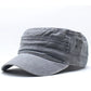 Washed Cotton Hat Men's Caps Flat Top Caps For Men Cadet Outdoor Cap Fishing Caps