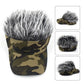 Funny Short Hair Caps Wig Peaked Cap Baseball Cap Men Women Beanie Wig Hat Wig Landlord Retro Street Caps Summer Hairs Wigs Hat