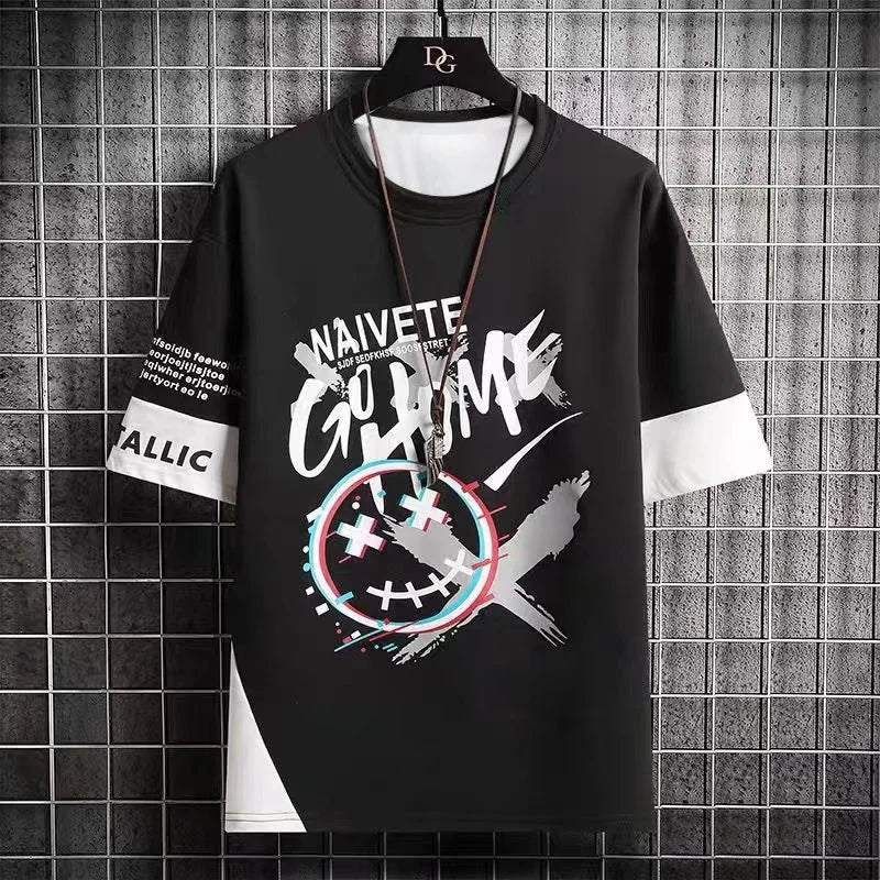 Tshirt for Men 2024 Trendy man Tops Quick-drying T-shirt streetwear O-Neck Short sleeve tee Casual Oversized Tshirt Y2k t-shirts