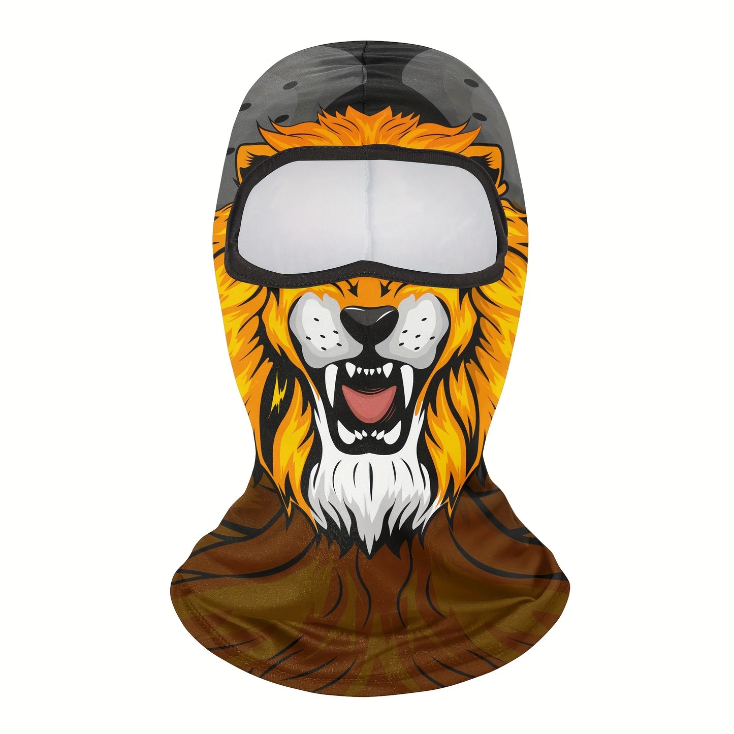 1pc  Face Mask Clown Ghost Skull Mask, Breathable Windproof, UV Sun Dust Protective Full Face Cover For Summer Sprin