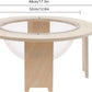 Space Capsule Cat Bed, Transparent Acrylic Pet Pod with 44lb Capacity & Anti-Slip Wooden Legs, Elevated Design for Pet Use