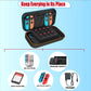 Accessories for N-Switch 2, Carry Case, Screen Protector, Joy Con Case, Games Holder, Dust Removal & Cleaning Cloth