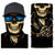 3D Ghost Skull Bandana Neck Gaiter Head Shield Summer Hiking Scarves Tube Balaclava Scarves Breathable Sun Guard Headband Scarf