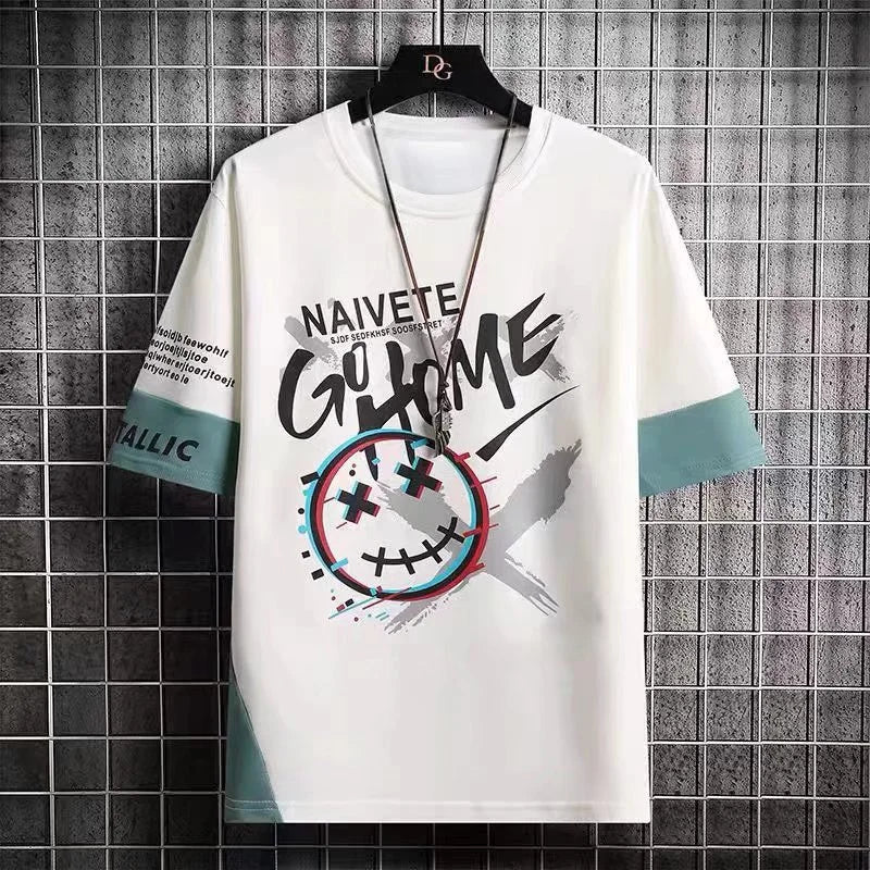 Tshirt for Men 2024 Trendy man Tops Quick-drying T-shirt streetwear O-Neck Short sleeve tee Casual Oversized Tshirt Y2k t-shirts