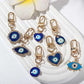 Car Accessories DIY Trinkets Ornaments Key Ring Holder Evil Eye Keychain Blue Eye Key Chain Hamsa Hand Keyring Car Keyring