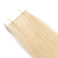 50G/set 20Pcs Tape in Hair Extensions Human Hair Straight 613# Invisible PU Skin Weft Hair Extensions for Women 18inch 22inch