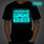 T Shirts for Men Luminous Graphic T Shirts I Paused My Game To Be Here Print T-shirts Gamer Lovers Clothing Hip Hop Streetwear