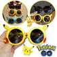 Pokemon Anime Eripherals Accessories Pikachu Sunglasses Cartoon Decoration Glasses for Travel Out Cosplay Toys Gifts