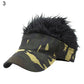 Funny Short Hair Caps Wig Peaked Cap Baseball Cap Men Women Beanie Wig Hat Wig Landlord Retro Street Caps Summer Hairs Wigs Hat