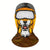 1pc  Face Mask Clown Ghost Skull Mask, Breathable Windproof, UV Sun Dust Protective Full Face Cover For Summer Sprin