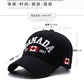 Canada Caps Men Women  Summer Fashion Dad Hat Snapback Flag Letter Embroidery Black White Baseball Cap Women Gorras Hombre