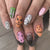 24pcs New Christmas False Nails Christmas Red Gift Box Pattern Design Fake Nail Tips for Girl Cute Short Coffin Press on Nails