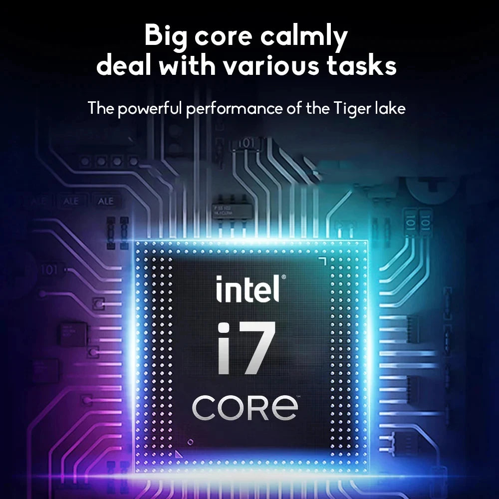 14.1 inch Laptop Computer Portable Windows 11 Intel Core i7-7500U Notebook 12GB RAM 1TB 2TB SSD Office Study Laptops