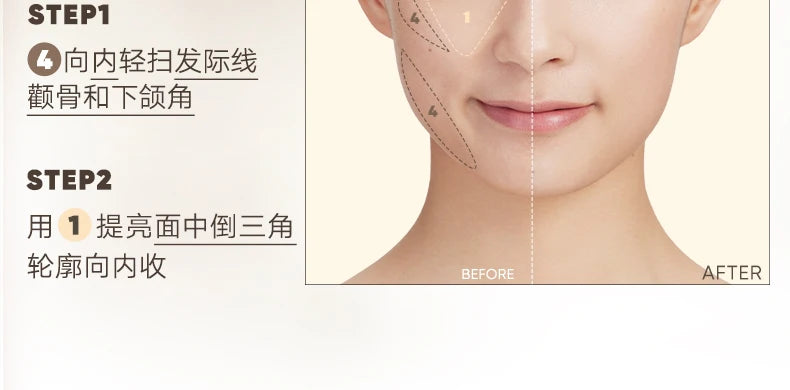 Judydoll Contouring Makeup Bronzer Face Palette Matte Highlighter Brighten Facial Powder Blusher Illuminator Powder Shadow